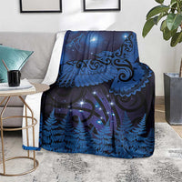 New Zealand Kea Bird Blanket Maori Tattoo and Silver Fern Matariki Style LT03 - Polynesian Pride