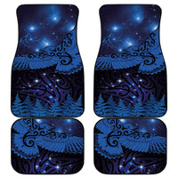 New Zealand Kea Bird Car Mats Maori Tattoo and Silver Fern Matariki Style LT03 - Polynesian Pride