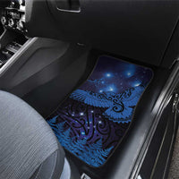 New Zealand Kea Bird Car Mats Maori Tattoo and Silver Fern Matariki Style LT03 - Polynesian Pride