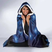 New Zealand Kea Bird Hooded Blanket Maori Tattoo and Silver Fern Matariki Style LT03 - Polynesian Pride