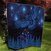 New Zealand Kea Bird Quilt Maori Tattoo and Silver Fern Matariki Style LT03 - Polynesian Pride