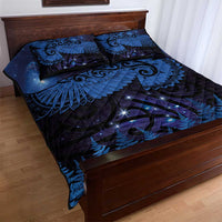 New Zealand Kea Bird Quilt Bed Set Maori Tattoo and Silver Fern Matariki Style LT03 - Polynesian Pride