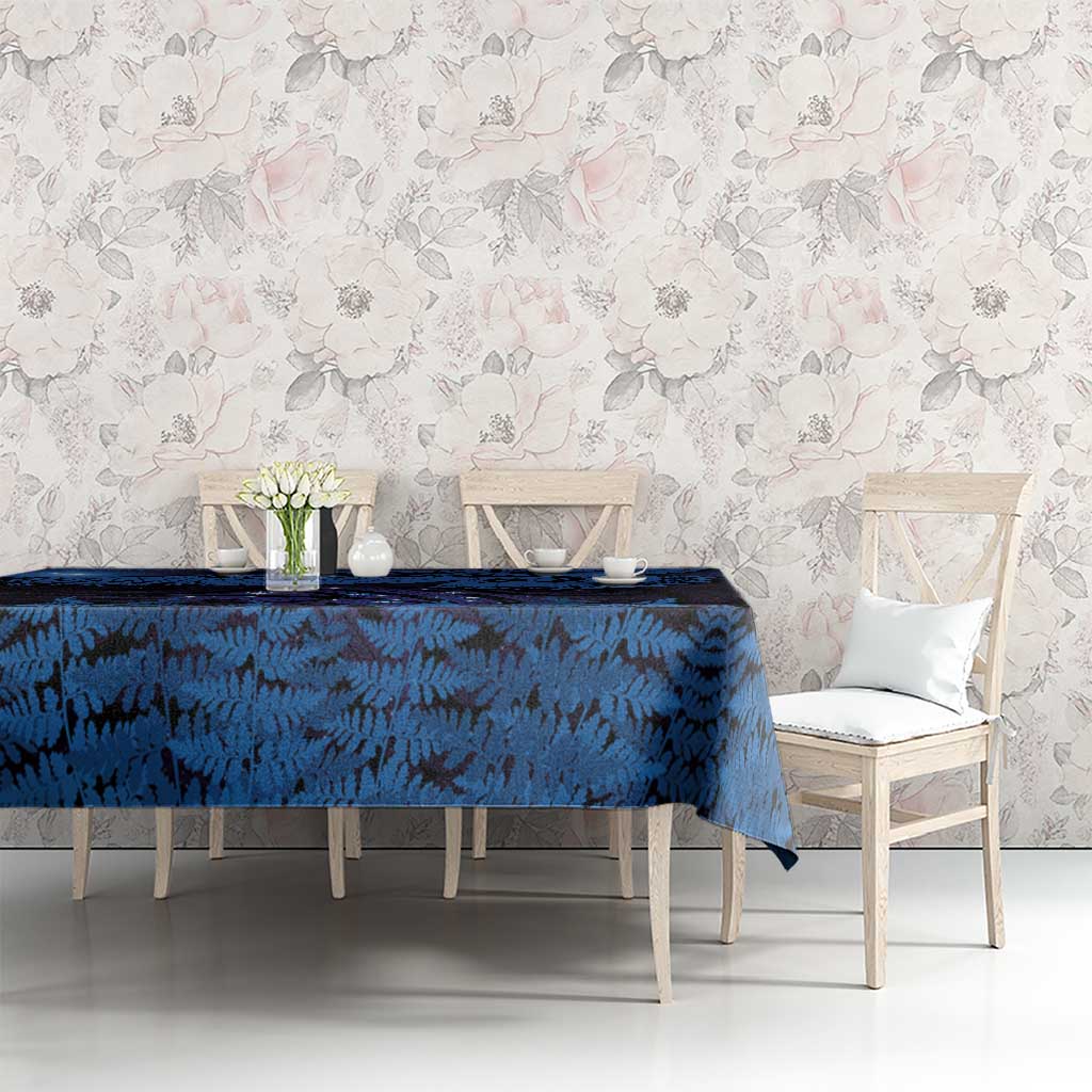 New Zealand Kea Bird Tablecloth Maori Tattoo and Silver Fern Matariki Style LT03 - Polynesian Pride