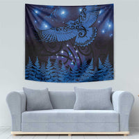 New Zealand Kea Bird Tapestry Maori Tattoo and Silver Fern Matariki Style LT03 - Polynesian Pride