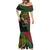 Custom Papua New Guinea Chimbu Province Mermaid Dress PNG Birds Of Paradise Polynesian Arty Style LT03 - Polynesian Pride