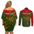 Custom Papua New Guinea Eastern Highlands Province Couples Matching Off Shoulder Short Dress and Long Sleeve Button Shirts PNG Birds Of Paradise Polynesian Arty Style LT03 - Polynesian Pride