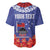 FAST Party Samoa Baseball Jersey Ula Fala Teuila Polynesian Tapa Pattern