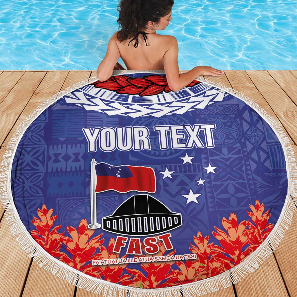FAST Party Samoa Beach Blanket Ula Fala Teuila Polynesian Tapa Pattern