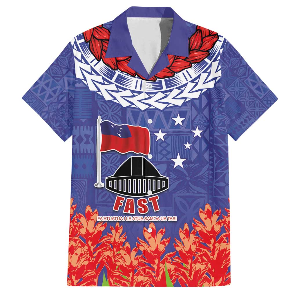 FAST Party Samoa Family Matching Tank Maxi Dress and Hawaiian Shirt Ula Fala Teuila Polynesian Tapa Pattern