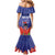 FAST Party Samoa Mermaid Dress Ula Fala Teuila Polynesian Tapa Pattern