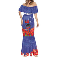 FAST Party Samoa Mermaid Dress Ula Fala Teuila Polynesian Tapa Pattern