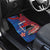 CHOGM FAST Samoa 2024 Car Mats Samoan Tapa Tribal and Ornament Pattern with Hibiscus