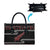 New Zealand Christmas Leather Bag Meri Kirihimete Silver Fern Knit Style Red Color - Polynesian Pride