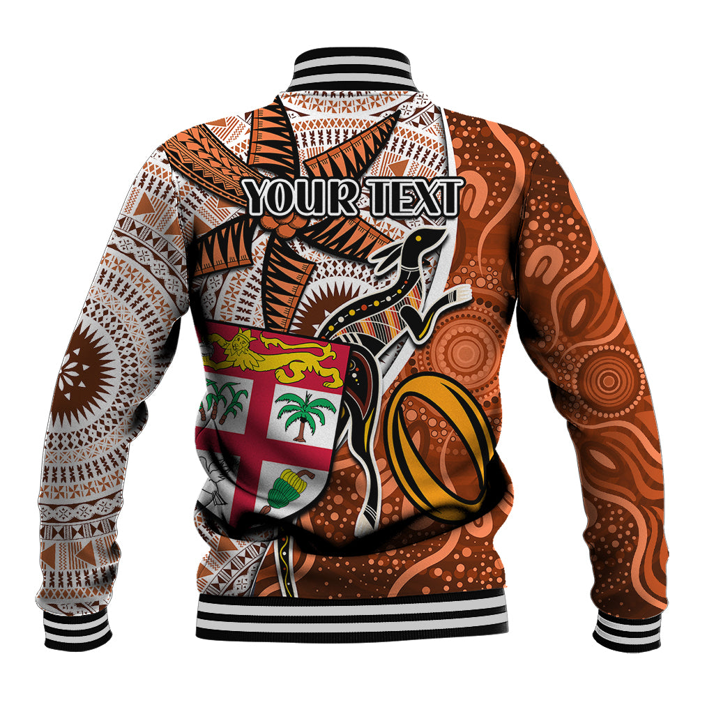personalised-fiji-australia-rugby-baseball-jacket-kangaroo-and-palm-tree-orange-tapa-pattern-mix-aboriginal