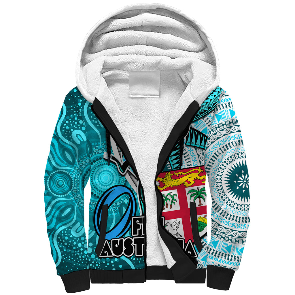 fiji-australia-rugby-sherpa-hoodie-kangaroo-and-palm-tree-blue-tapa-pattern-mix-aboriginal