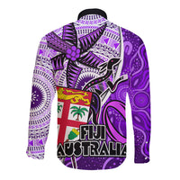 fiji-australia-rugby-long-sleeve-button-shirt-kangaroo-and-palm-tree-purple-tapa-pattern-mix-aboriginal
