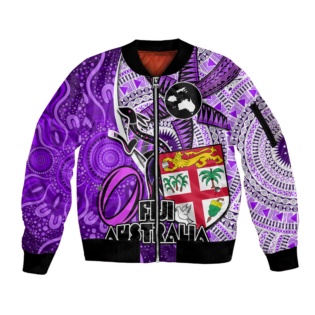 fiji-australia-rugby-sleeve-zip-bomber-jacket-kangaroo-and-palm-tree-purple-tapa-pattern-mix-aboriginal