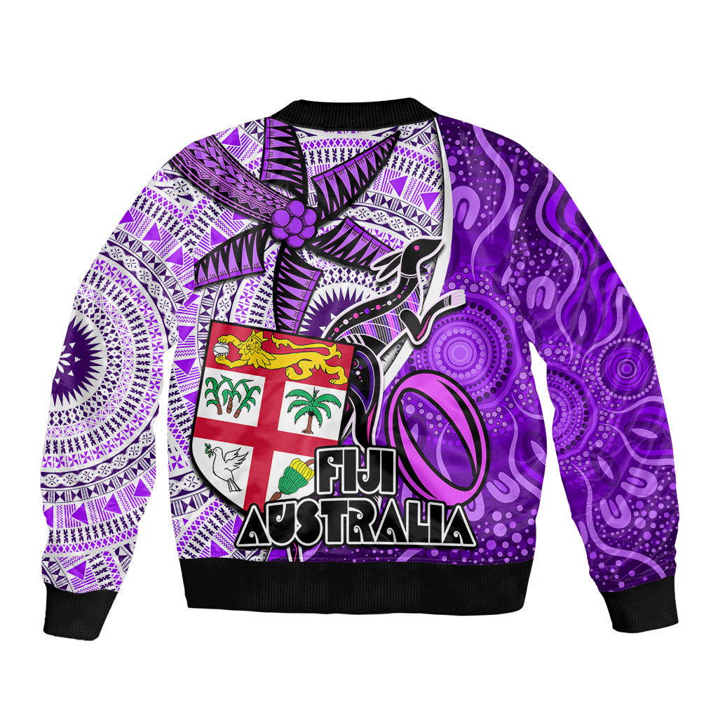 fiji-australia-rugby-sleeve-zip-bomber-jacket-kangaroo-and-palm-tree-purple-tapa-pattern-mix-aboriginal