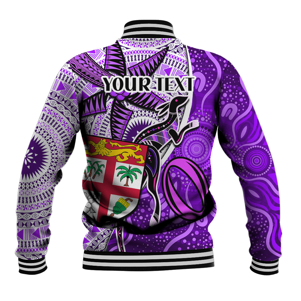 personalised-fiji-australia-rugby-baseball-jacket-kangaroo-and-palm-tree-purple-tapa-pattern-mix-aboriginal