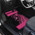 Breast Cancer Awareness Car Mats Think Pink Polynesian Ribbon and Butterfly