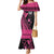 Breast Cancer Awareness Mermaid Dress Think Pink Polynesian Ribbon and Butterfly