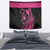 Breast Cancer Awareness Tapestry Think Pink Polynesian Ribbon and Butterfly