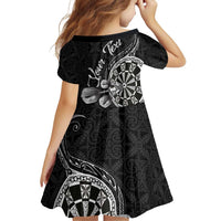 Personalised Niue Darts Masters Family Matching Off Shoulder Short Dress and Hawaiian Shirt Tribal Hiapo Dartboard - Polynesian Pride