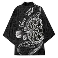 Personalised Niue Darts Masters Kimono Tribal Hiapo Dartboard LT03 - Polynesian Pride