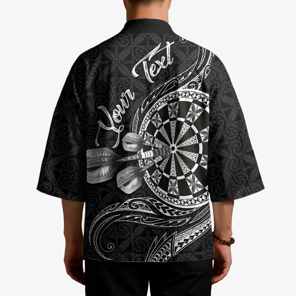Personalised Niue Darts Masters Kimono Tribal Hiapo Dartboard LT03 - Polynesian Pride