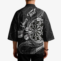 Personalised Niue Darts Masters Kimono Tribal Hiapo Dartboard LT03 - Polynesian Pride