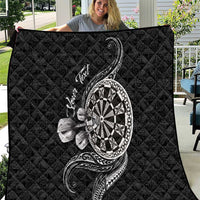 Personalised Niue Darts Masters Quilt Tribal Hiapo Dartboard - Polynesian Pride