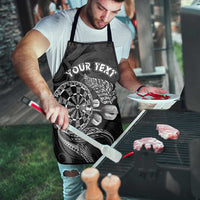 Personalised New Zealand Aotearoa Darts Masters Apron Tribal Silver Fern and Ta Moko Dartboard - Polynesian Pride