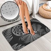 Personalised New Zealand Aotearoa Darts Masters Bathroom Set Silver Fern and Maori Spirit - Polynesian Pride