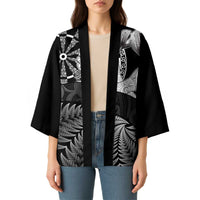 Personalised New Zealand Aotearoa Darts Masters Kimono Silver Fern and Maori Spirit - Polynesian Pride