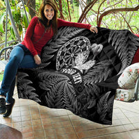 Personalised New Zealand Aotearoa Darts Masters Quilt Silver Fern and Maori Spirit - Polynesian Pride