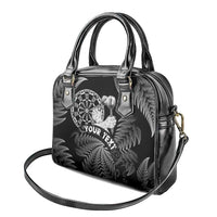 Personalised New Zealand Aotearoa Darts Masters Shoulder Handbag Silver Fern and Maori Spirit LT03 - Polynesian Pride