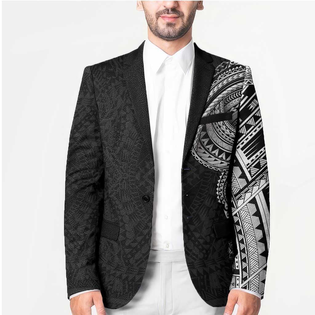 Traditional Polynesian Art Tattoos Blazer Black Color - Polynesian Pride