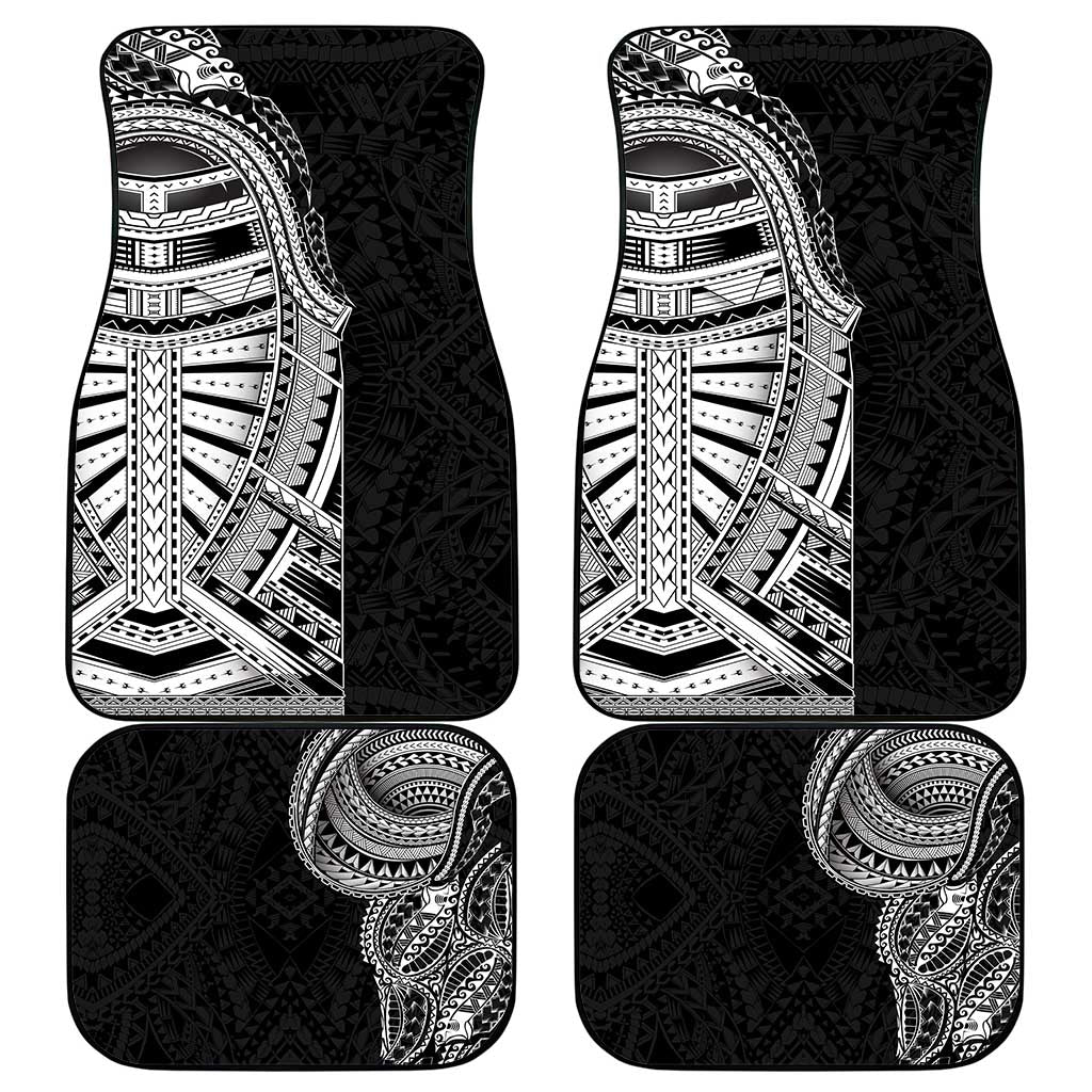 Traditional Polynesian Art Tattoos Car Mats Black Color - Polynesian Pride