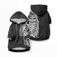 Traditional Polynesian Art Tattoos Pet Hoodie