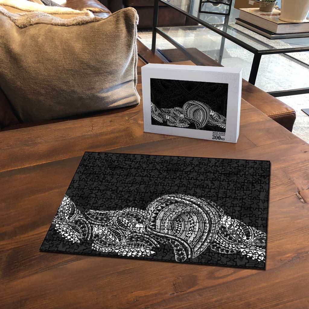 Traditional Polynesian Art Tattoos Puzzle Black Color - Polynesian Pride