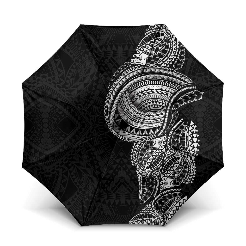 Traditional Polynesian Art Tattoos Umbrella Black Color - Polynesian Pride