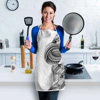 Traditional Polynesian Art Tattoos Apron White Color - Polynesian Pride