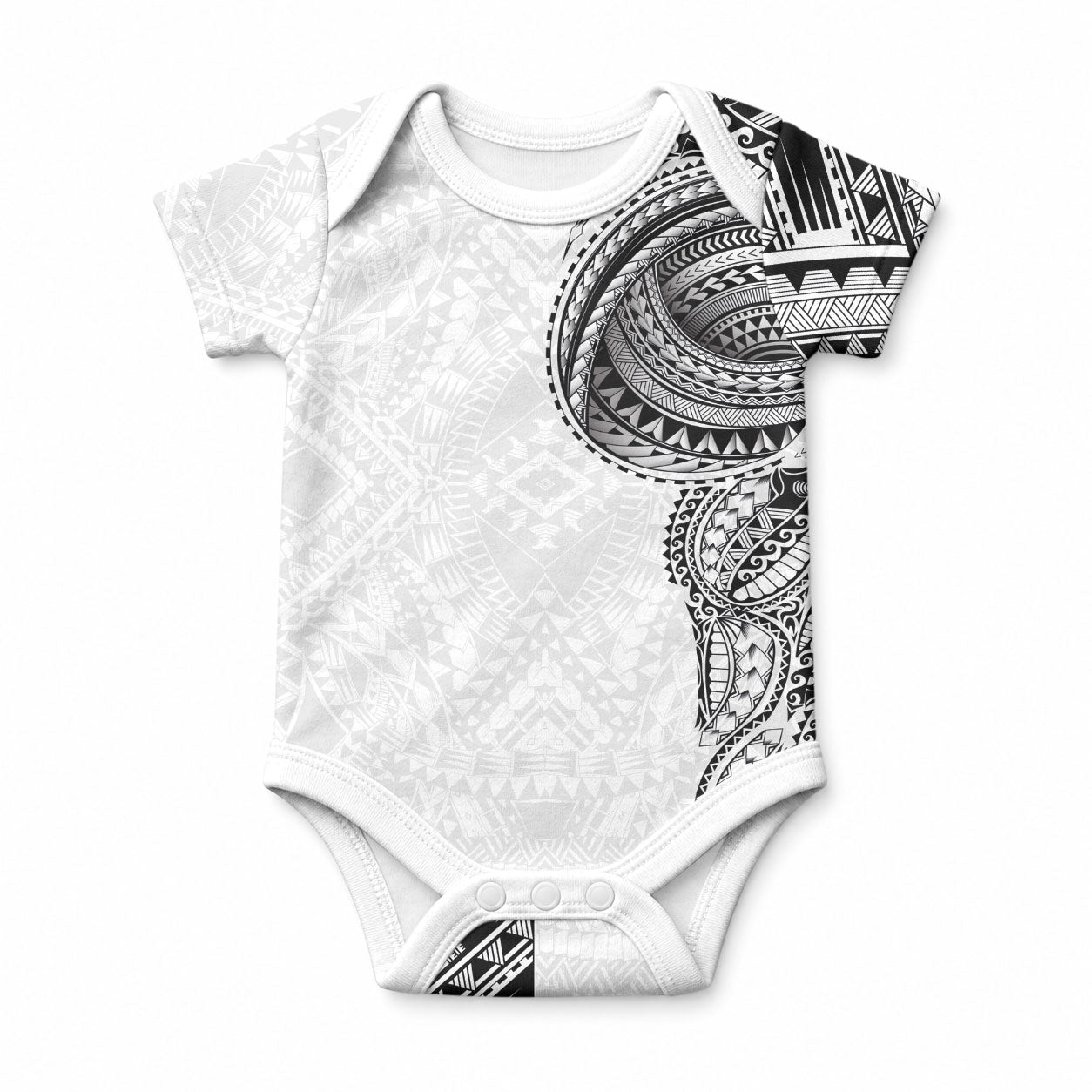 Traditional Polynesian Art Tattoos Baby Onesie