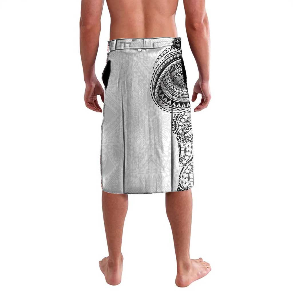 Traditional Polynesian Art Tattoos Lavalava White Color - Polynesian Pride