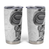 Traditional Polynesian Art Tattoos Tumbler Cup White Color - Polynesian Pride