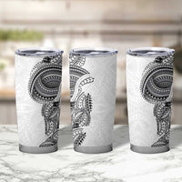 Traditional Polynesian Art Tattoos Tumbler Cup White Color - Polynesian Pride