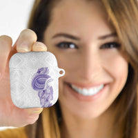 Traditional Polynesian Art Tattoos AirPods Case Purple Color - Polynesian Pride