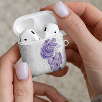 Traditional Polynesian Art Tattoos AirPods Case Purple Color - Polynesian Pride