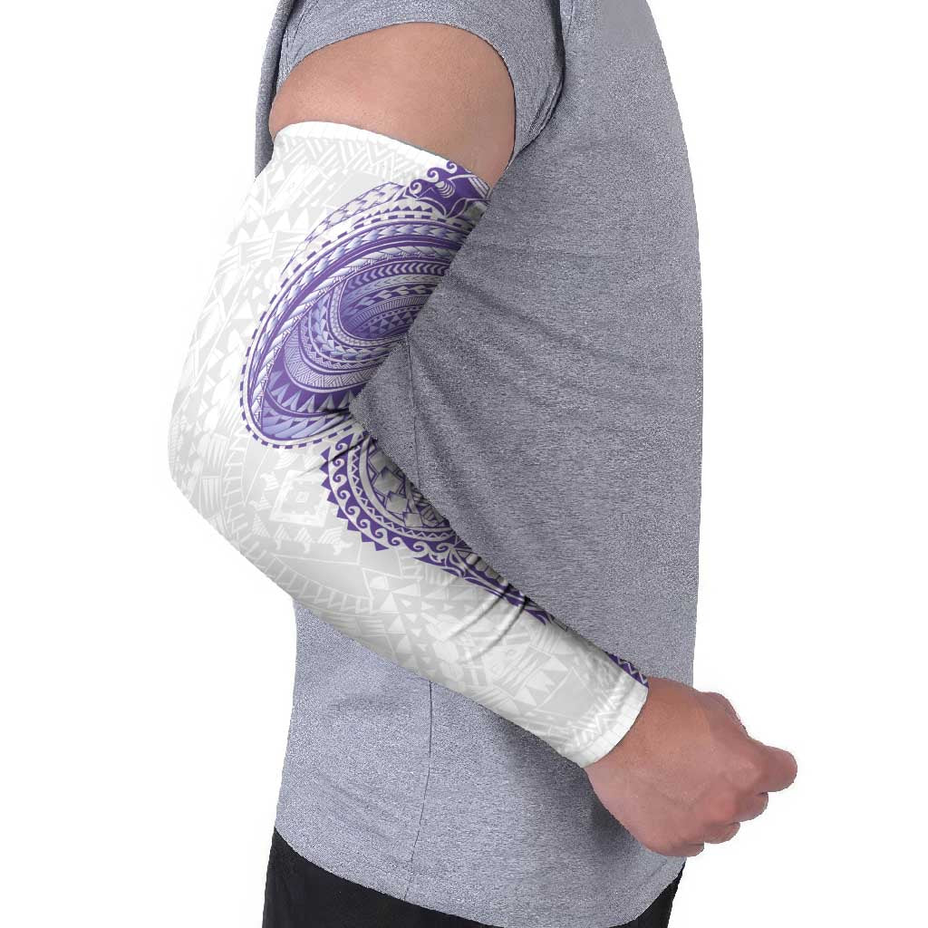 Traditional Polynesian Art Tattoos Arm Sleeves Purple Color - Polynesian Pride