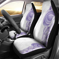 Traditional Polynesian Art Tattoos Car Seat Cover Purple Color - Polynesian Pride